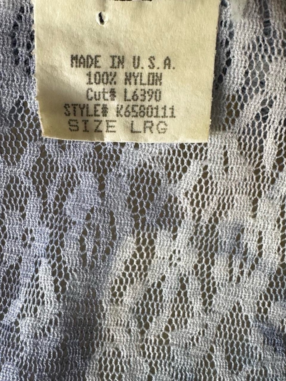 CLIO Blue Ruffle-Front Lace Top - Picture 4 of 5